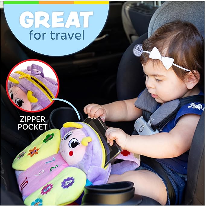 Buckle Toys Blossom Butterfly Toddler Backpack - Image 5