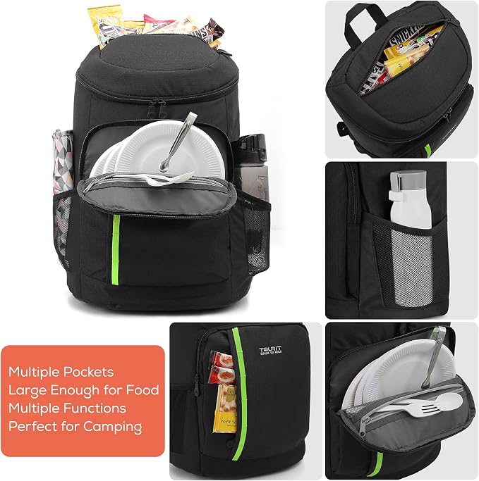 TOURIT Cooler Backpack 30 Cans Lightweight Insulated Backpack Cooler Leak-Proof - Image 5