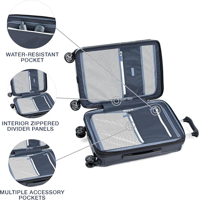 Travelpro Platinum Elite Hardside Expandable Carry on Luggage, 8 Wheel Spinner - Image 5