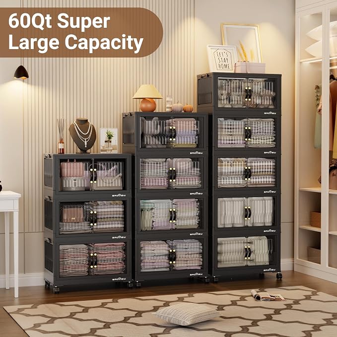 BROVIEW 240Qt Stackable Storage Bins - Image 7