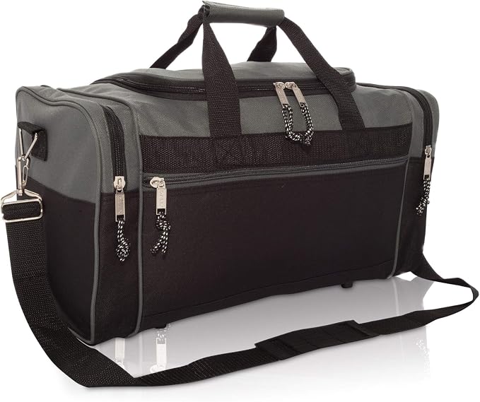 DALIX 21" Blank Sports Duffle Bag Gym Bag Travel Duffel by Dalix