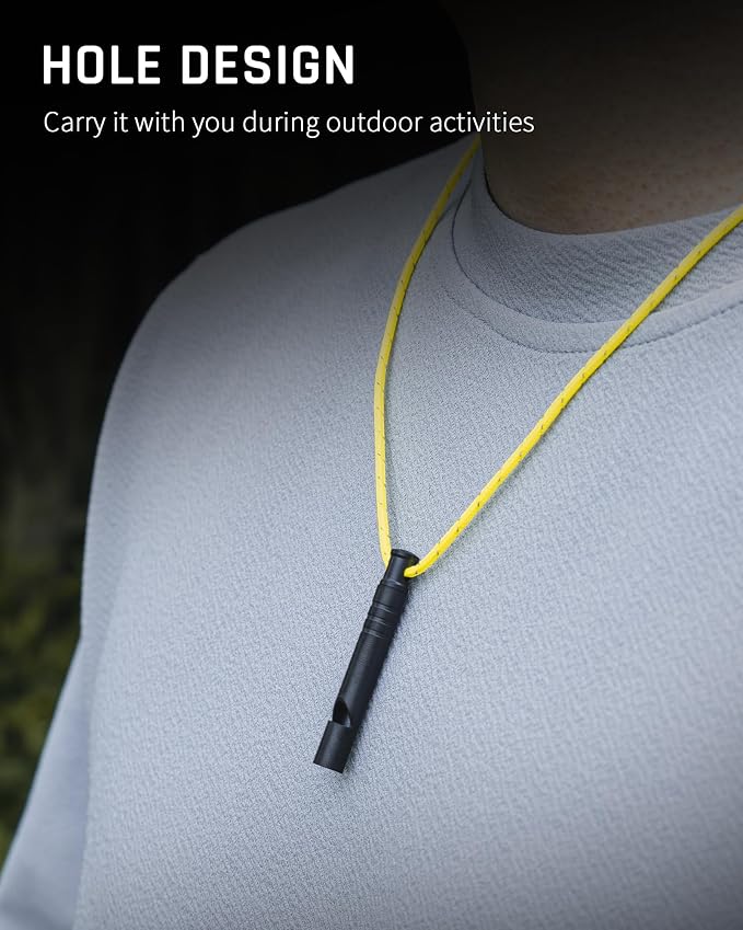 TISUR Titanium Emergency Whistle, 120db Safety Whistle - Image 3