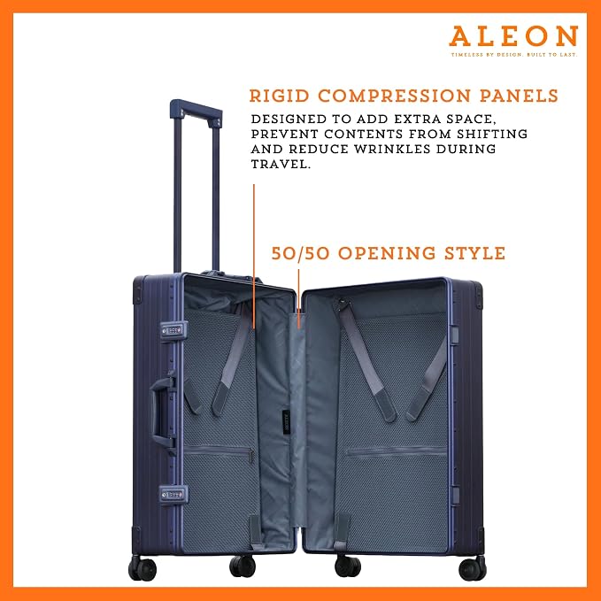 Aleon All Aluminum Lightweight 26" Carry-On Luggage - Image 3