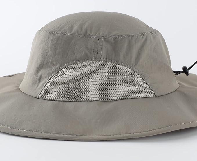 Home Prefer UPF50+ Mens Sun Hat Wide Brim Fishing Hat - Image 4
