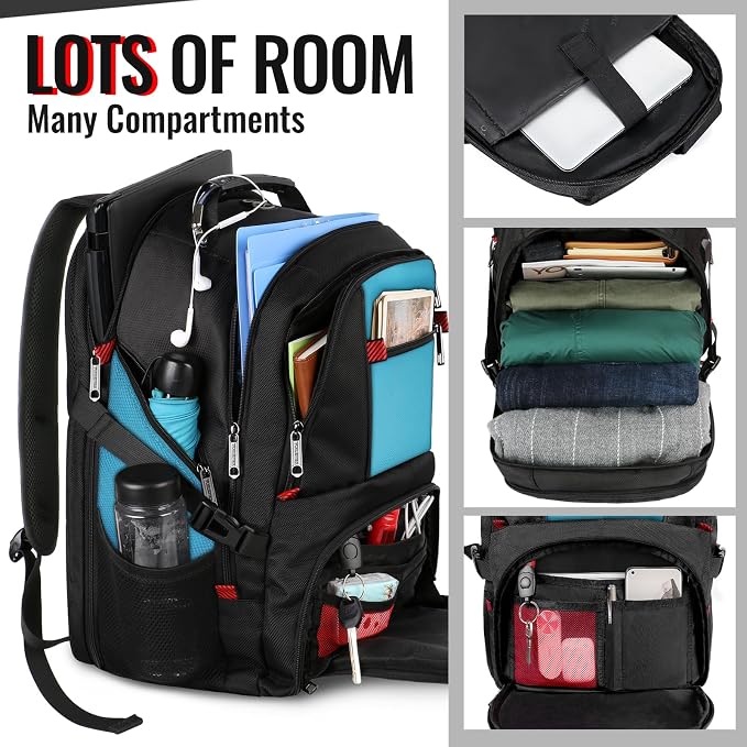 YOREPEK Travel Backpack, Extra Large 50L Laptop Backpacks - Image 2
