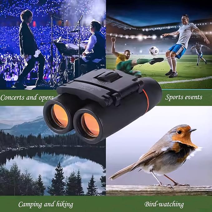 Binoculars for Adults, Compact Small Pocket Mini Travel Binocular for Bird - Image 2