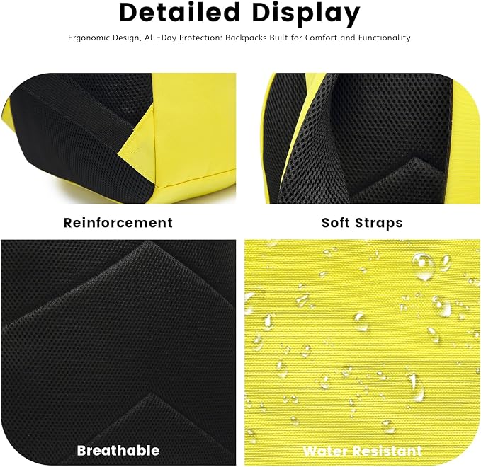 Lanola Basic Multi-Pocket Multipurpose Backpack Classical Water Resistant - Image 6