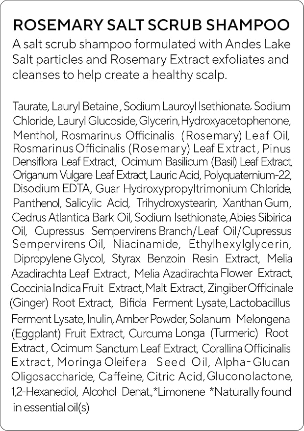 AROMATICA Rosemary Salt Scrub Shampoo - Image 8