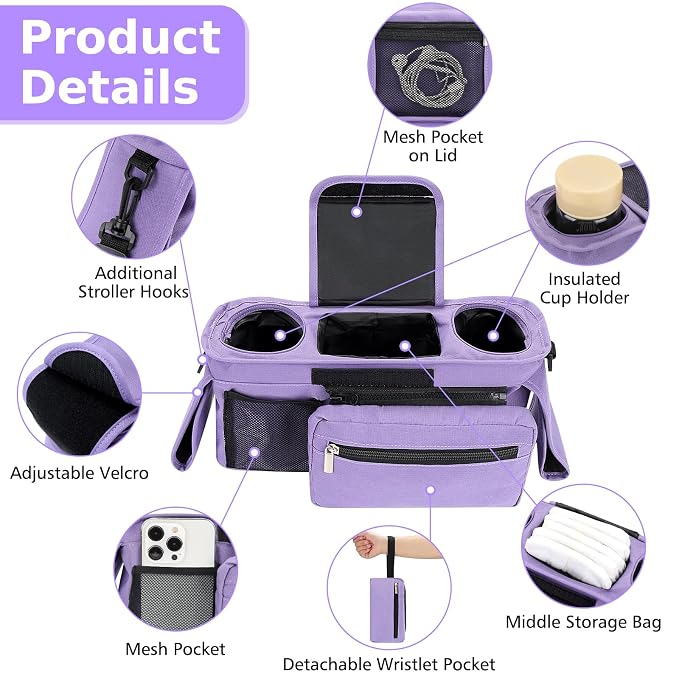 Accmor Universal Stroller Organizer - Image 4