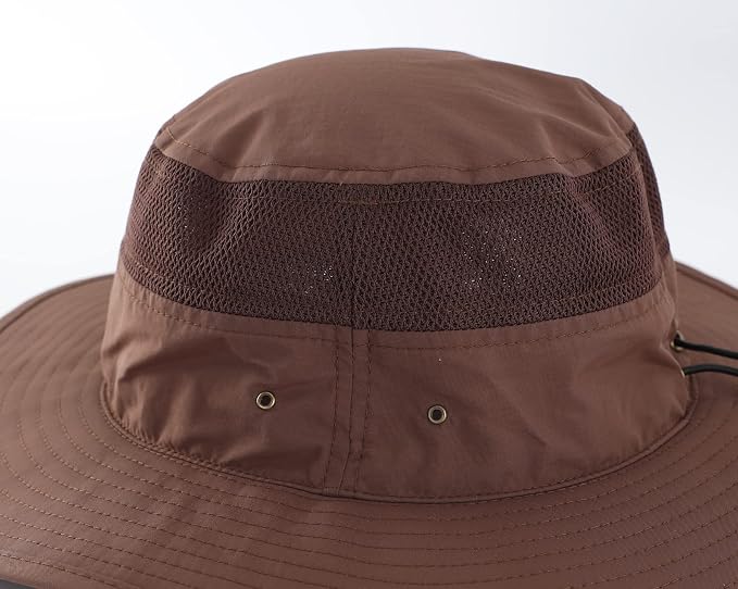 Home Prefer UPF 50+ Men's Sun Hat Wide Brim Bucket Hat UV Protection Hat - Image 5