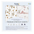 TotAha Cactus Pack N Play Sheets, Premium Stretch Fitted Portable Mini Cribs by TotAha%7CUnitedStates