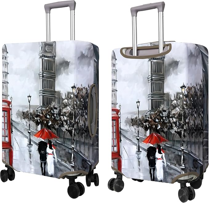 Travel Luggage Cover Suitcase Protector Fits 18-32 Inch Wheel Covers - Image 2