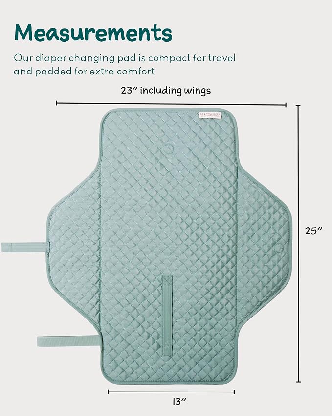 Lily Miles Baby Changing Pad Portable, Diaper Changing Mat - Image 4