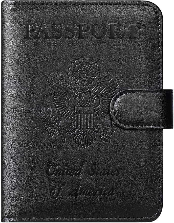 Passport Holder Cover Wallet RFID Blocking Leather Card Case Travel Accessories by PASCACOO