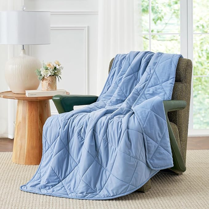 Cozy Bliss Cooling Blanket for Hot Sleepers, Q-Max 0.4 Cooling Comfort for - Image 8