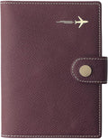 Genuine Leather Passport Case, RFID Passport Cover by Borgasets