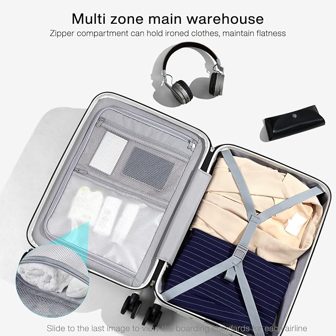 Hanke Grace Carry On Luggage - Image 11