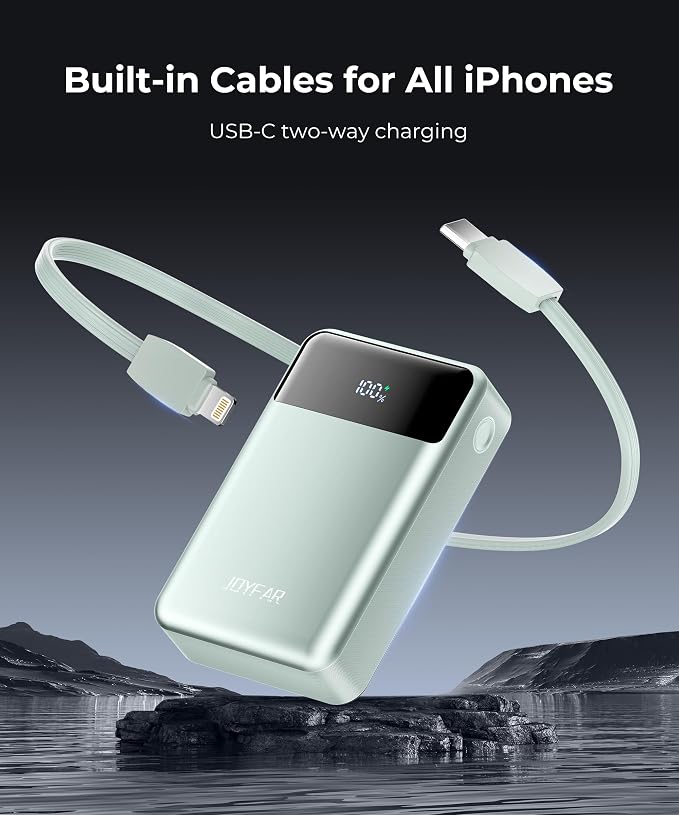 Portable-Charger-Power-Bank Travel Essentials Battery Pack USB C 30000mAh Built - Image 5