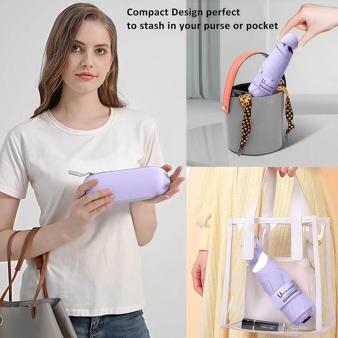 BAODINI Travel Mini Umbrella for Purse - Image 4