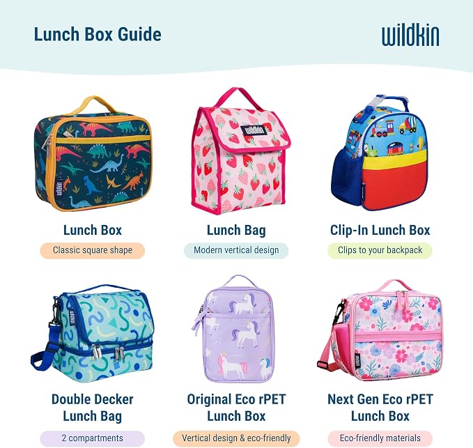 Wildkin Kids Insulated Lunch Box – Durable and Reusable - Image 8