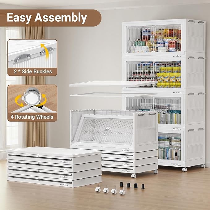 BROVIEW 600Qt Extra Large Stackable Storage Bins - Image 5