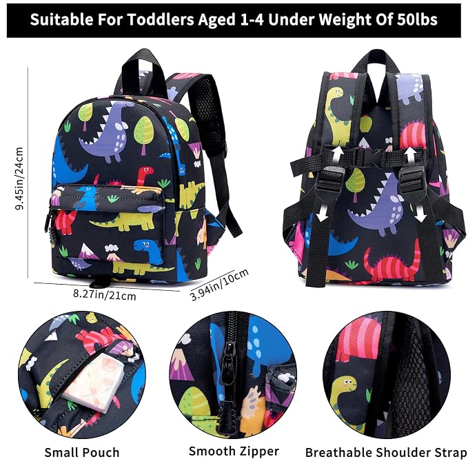 Accmor Toddler Leash Baby Dinosaur Backpack Harness - Image 2