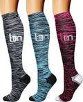 CHARMKING Compression Socks for Women & Men Circulation 15-20 mmHg is Best by CHARMKING