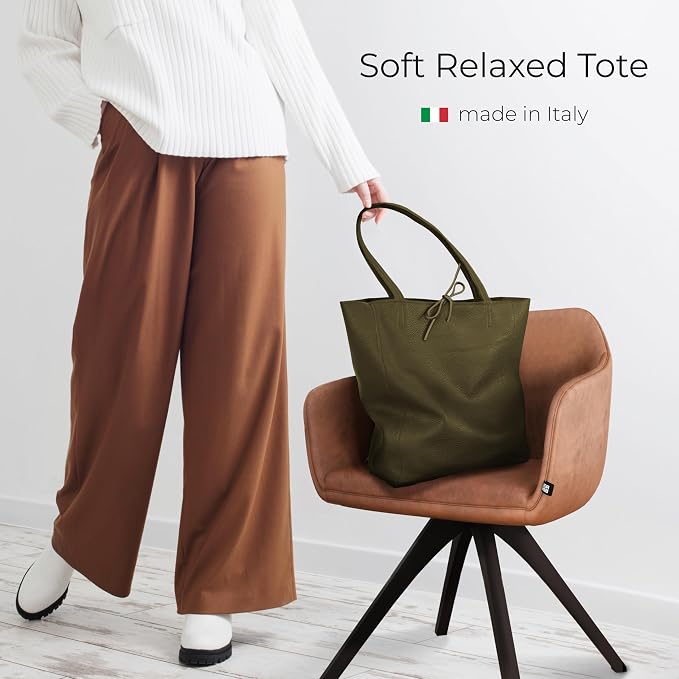 Italian Calf Leather Tote for Women - Image 4