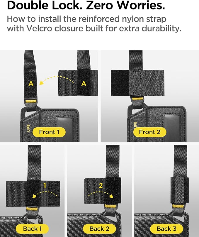 Spigen Life Luggage Tags Premium Velo Vegan Leather ID Label - Image 6