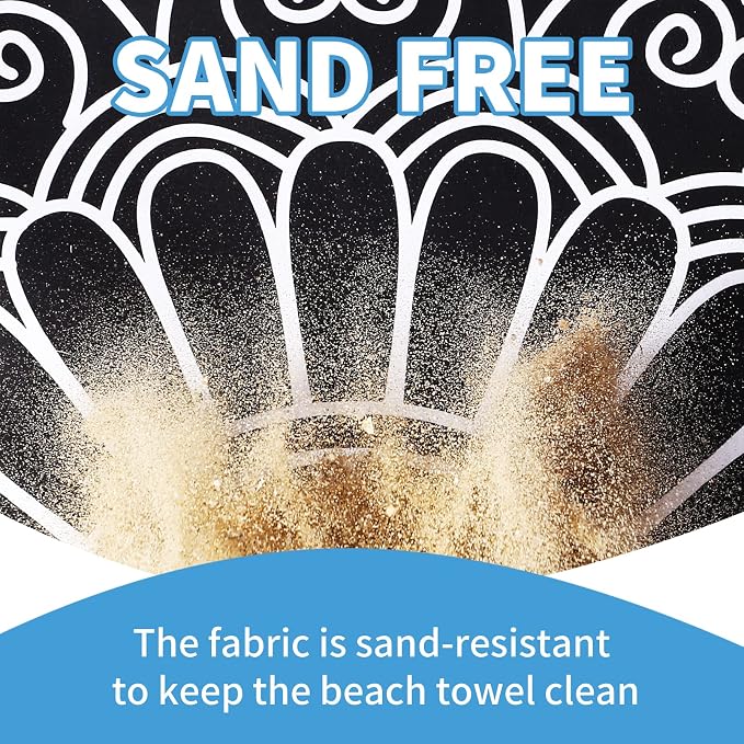 2 Pack Lightweight Thin Beach Towel Oversized 71"x32" Big Extra Large - Image 5