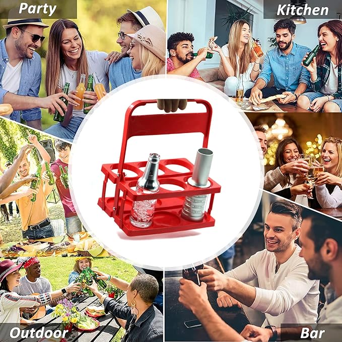 Plastic Drink Carrier, Foldable Cup Holder - Image 6