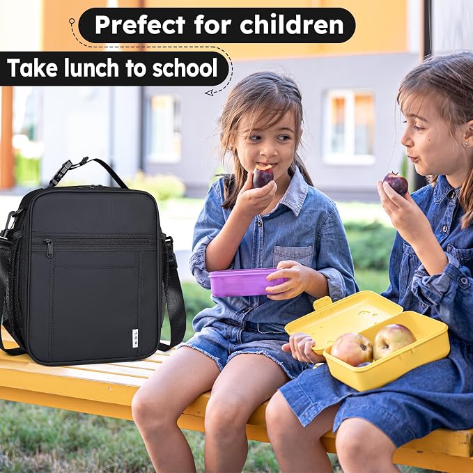 NOL Nylon Waterproof Kids Lunch Bag, Insulated Lunch Bag, Lunch box Cooler - Image 5