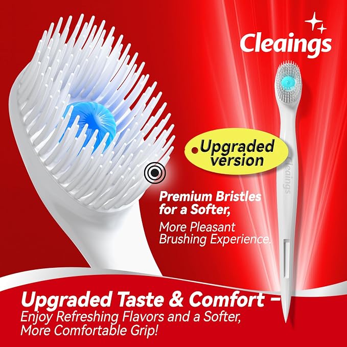 cleaings® Mini Disposable Toothbrush Set - Image 2