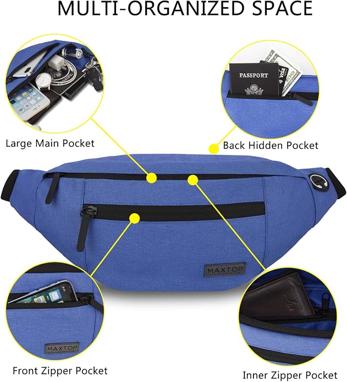 MAXTOP Large Crossbody Fanny Pack - Image 3