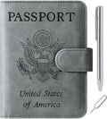 Passport Holder Cover Wallet Travel Essentials Leather Rfid Blocking Case by LOHASLIFE