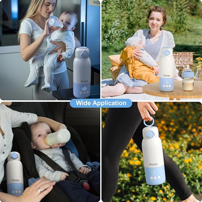 Portable Bottle Warmer for Travel, 12.5oz Cordless Baby Milk Warmer on The go - Image 7