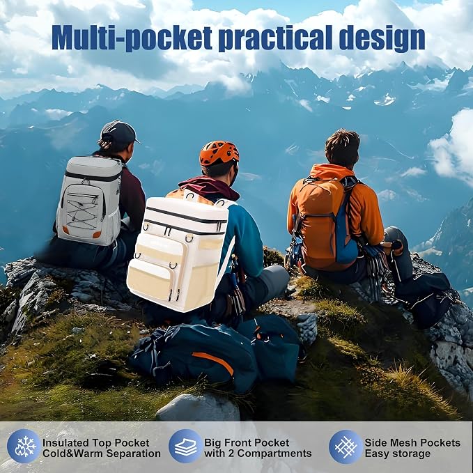 Backpack Cooler Insulated Leak Proof - Image 3