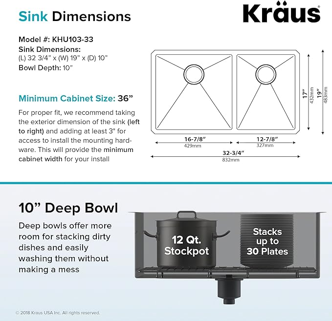 Kraus Kitchen Sinks Undermount - Image 4
