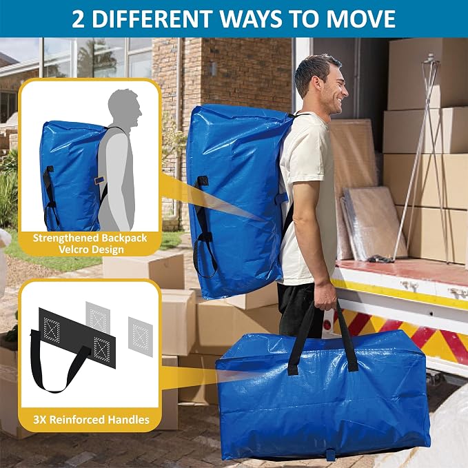 16 Pack Heavy Duty Extra Large Moving Bags - Image 4