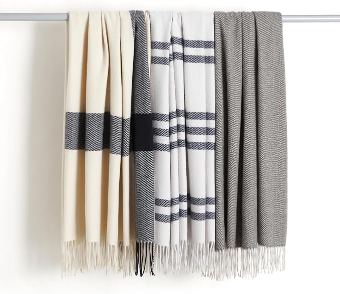 Amazon Basics Room Décor Throw Blanket, Lightweight and Cozy in Recycled - Image 3