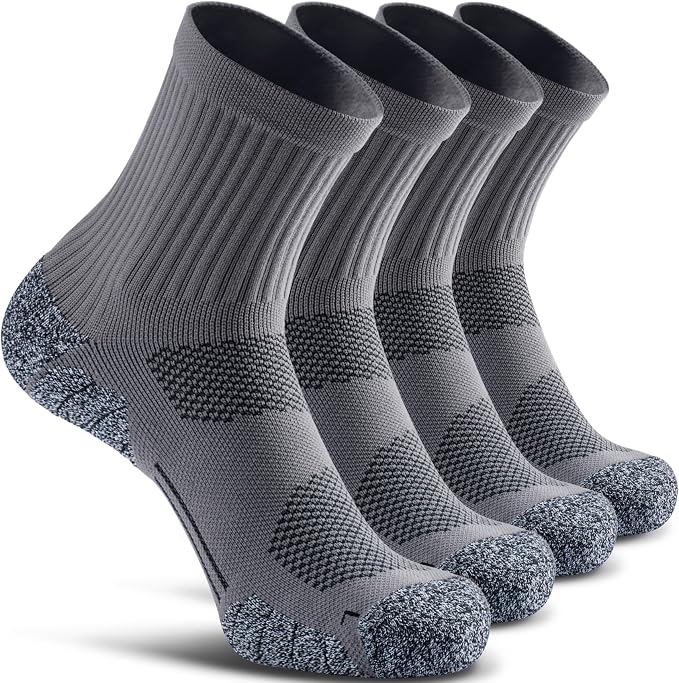 CWVLC Cushioned Compression Sport Quarter Socks by CWVLC