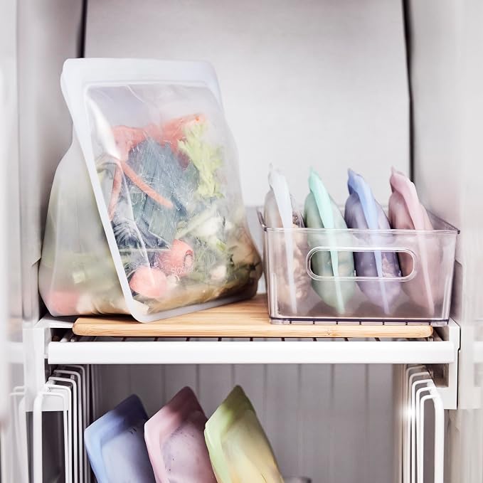 Stasher Premium Silicone Reusable Food Storage Stand-Up Bag Mega, Sous Vide - Image 12