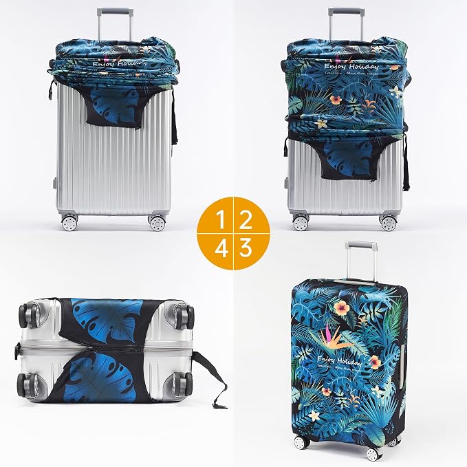 Travelkin Luggage Covers For Suitcase Tsa Approved, Suitcase Cover Protector - Image 7