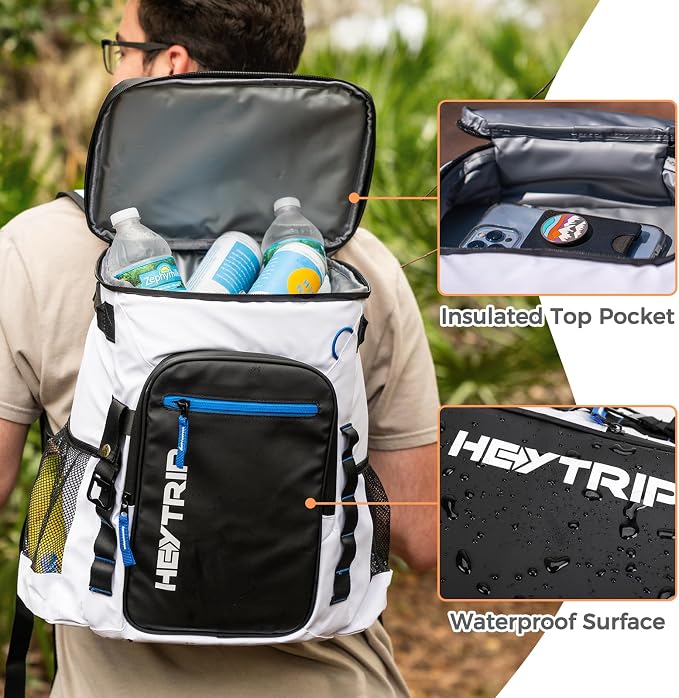 Heytrip Backpack Cooler 36/54 Cans Insulated Waterproof Cooler Bag - Image 6