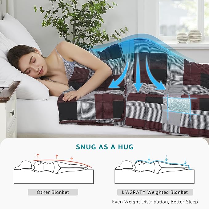 L'AGRATY Weighted Blanket - Image 3