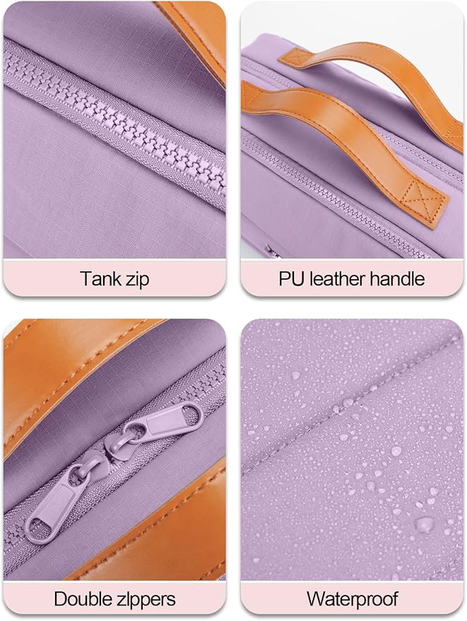 Women's Hanging Toiletry Bag, Waterproof Travel Cosmetic Organizer - Image 5