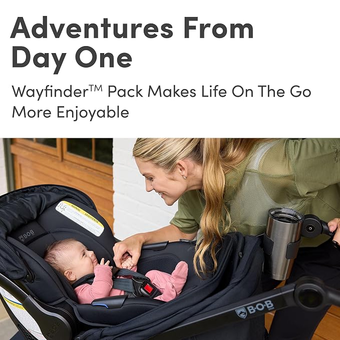 BOB Gear Wayfinder Travel System, Infant Car Seat and Stroller Combo - Image 9