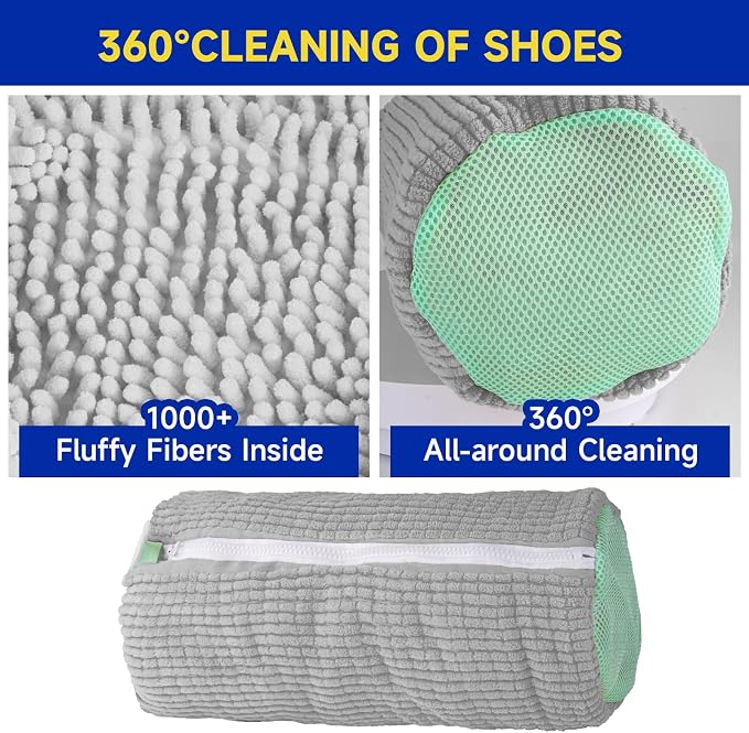 2 Packs Shoe Washing Machine Bag, Laundry Shoe Bag - Image 6