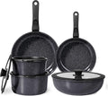 GiPP Ceramic Pots and Pans Set Non Stick, 11 Piece Nonstick Detachable Handle by GiPP