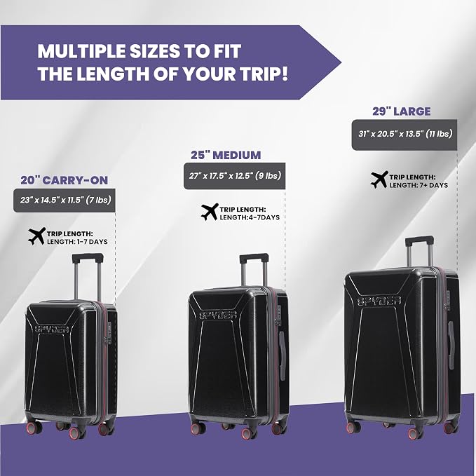 Spyder Traverse 20 Inch Carry On Expandable Hardside Upright Suitcase - Image 6